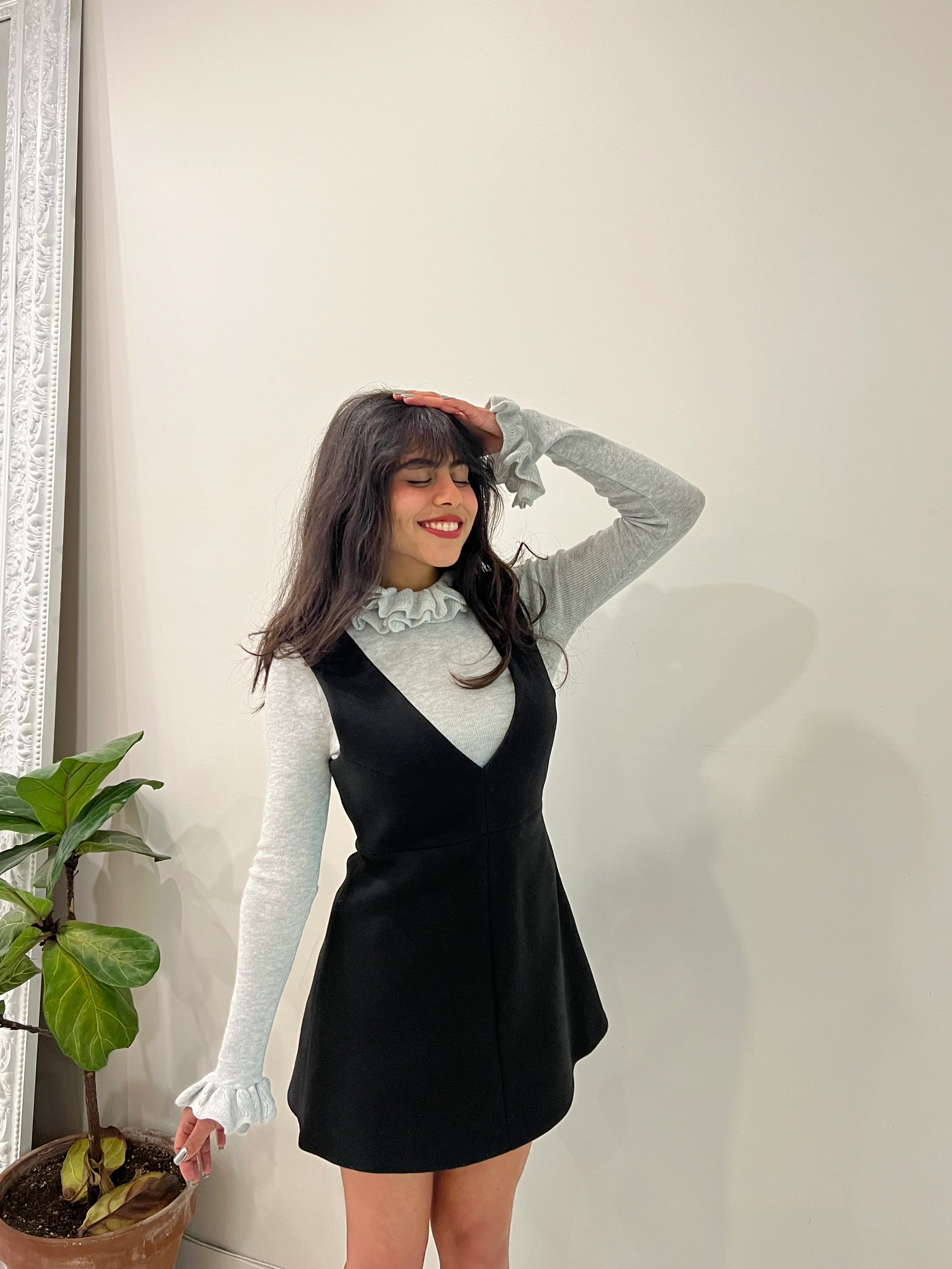 AURORA Wool mini dress - Image 11