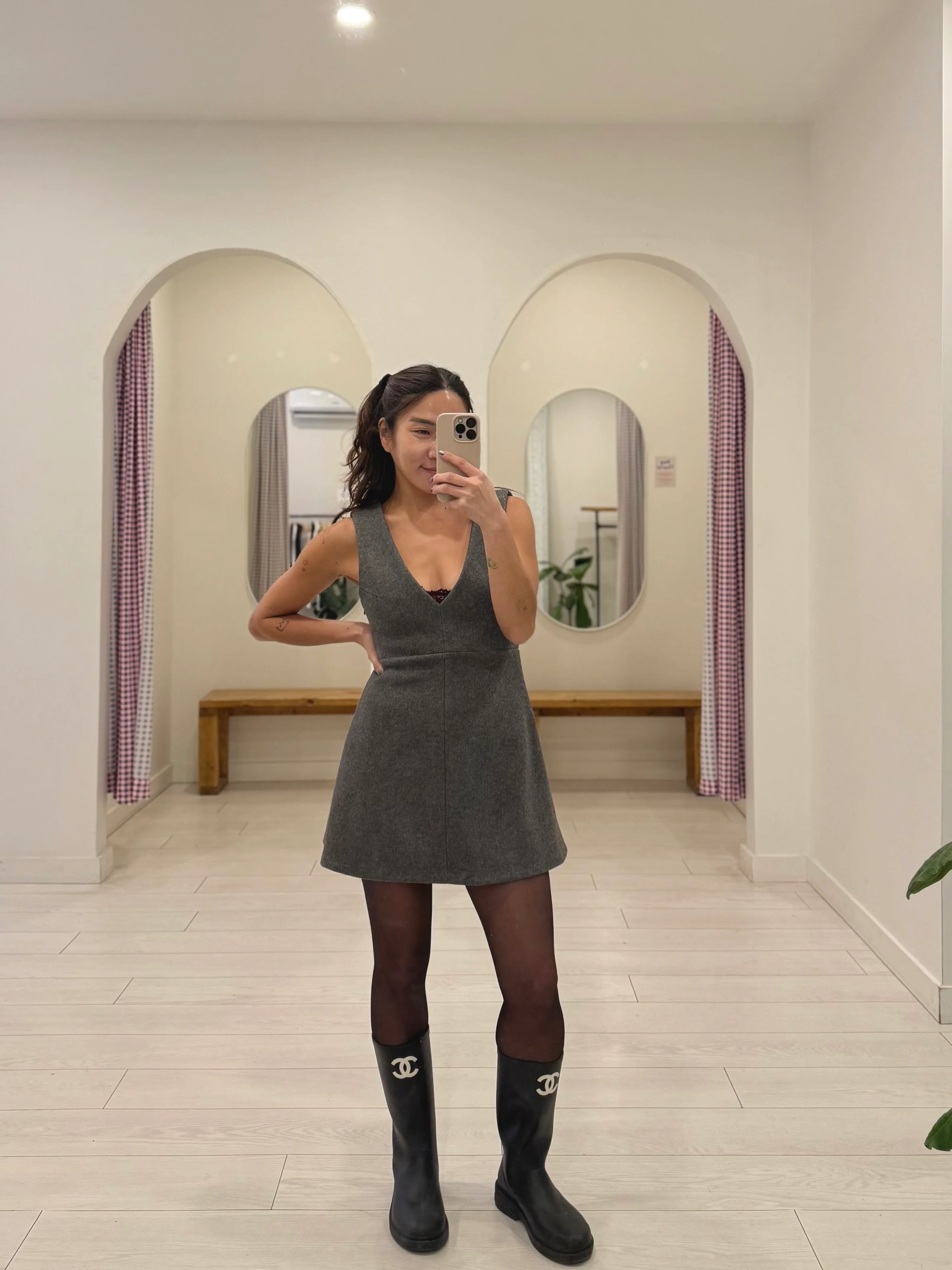 AURORA Wool mini dress - Image 12