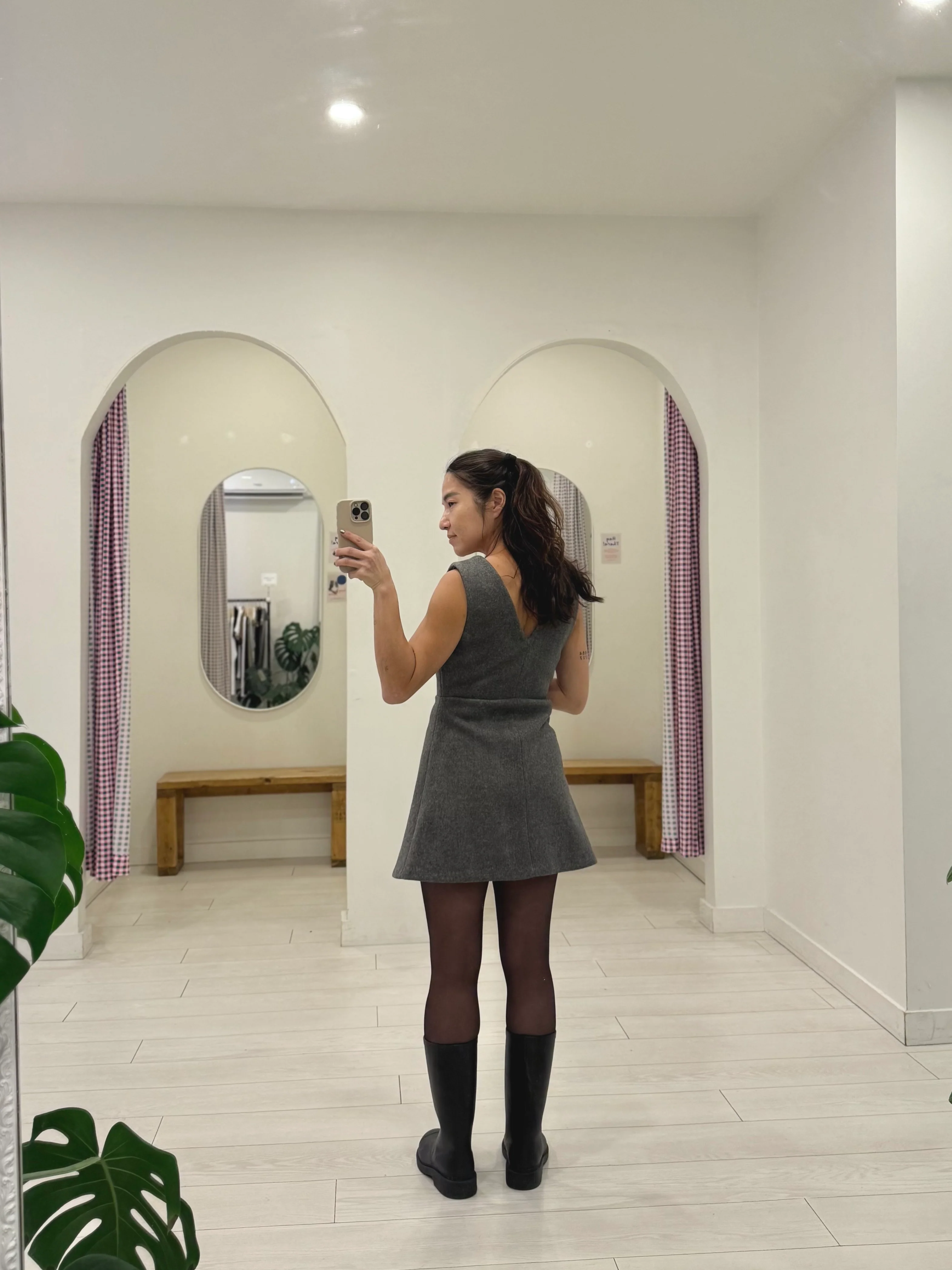 AURORA Wool mini dress - Image 13