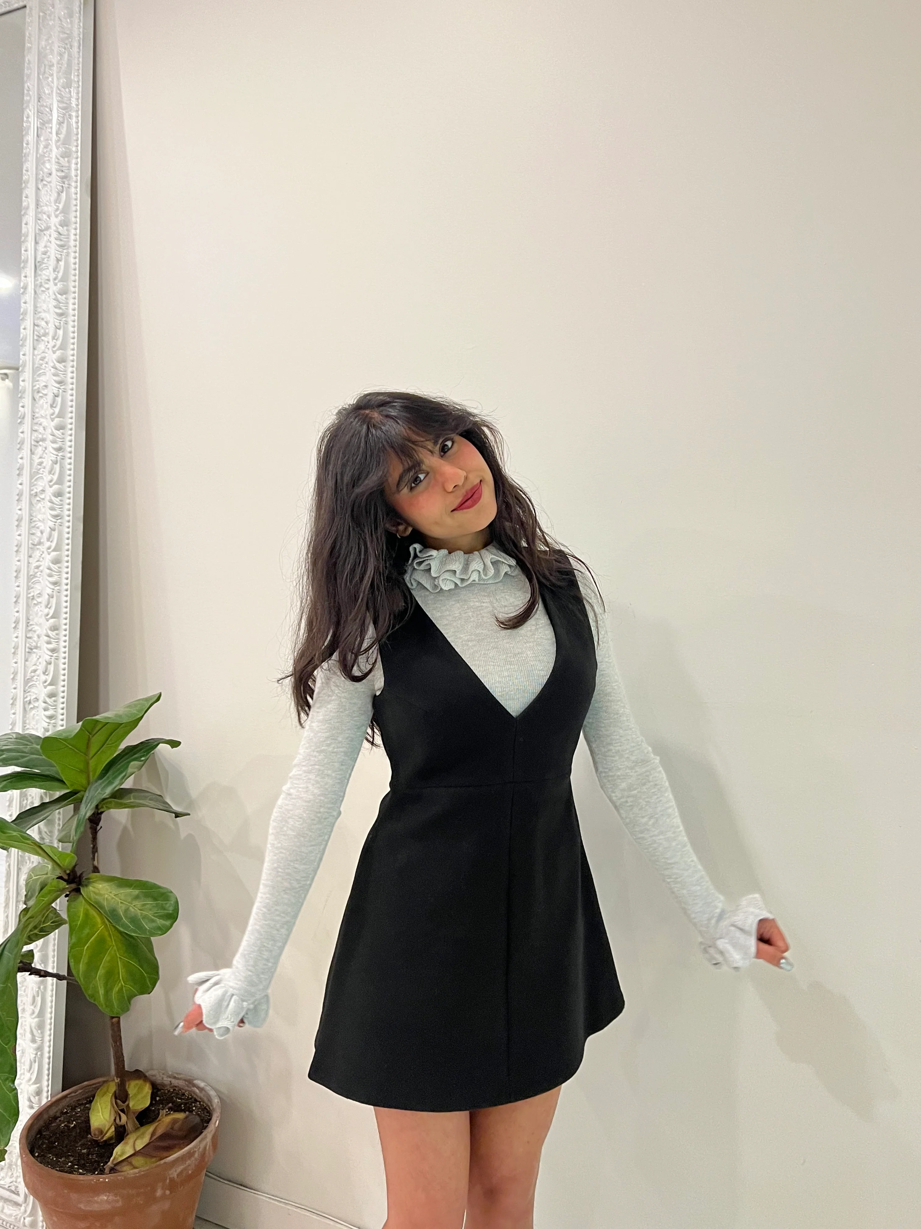 AURORA Wool mini dress - Image 3