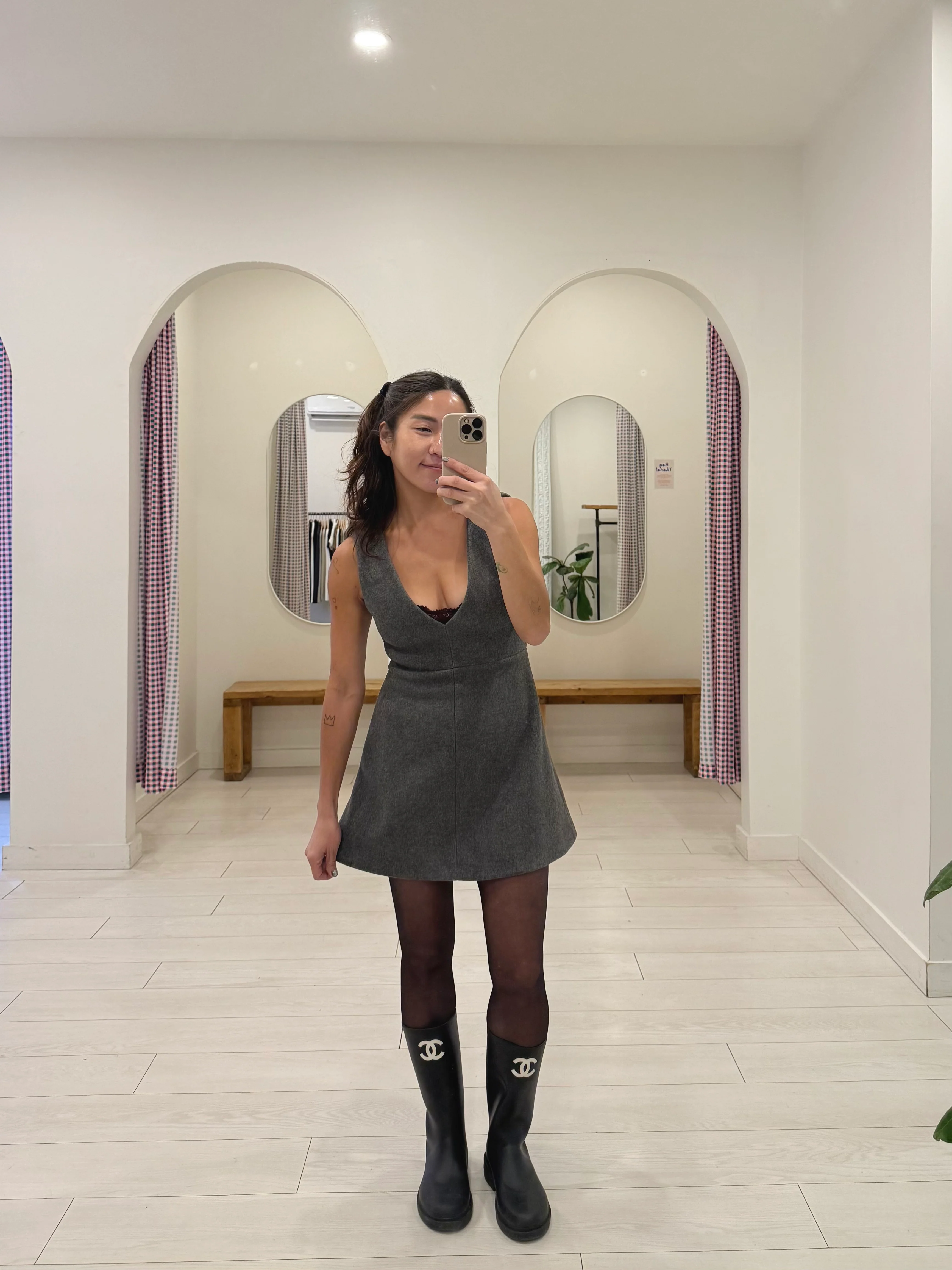 AURORA Wool mini dress - Image 6