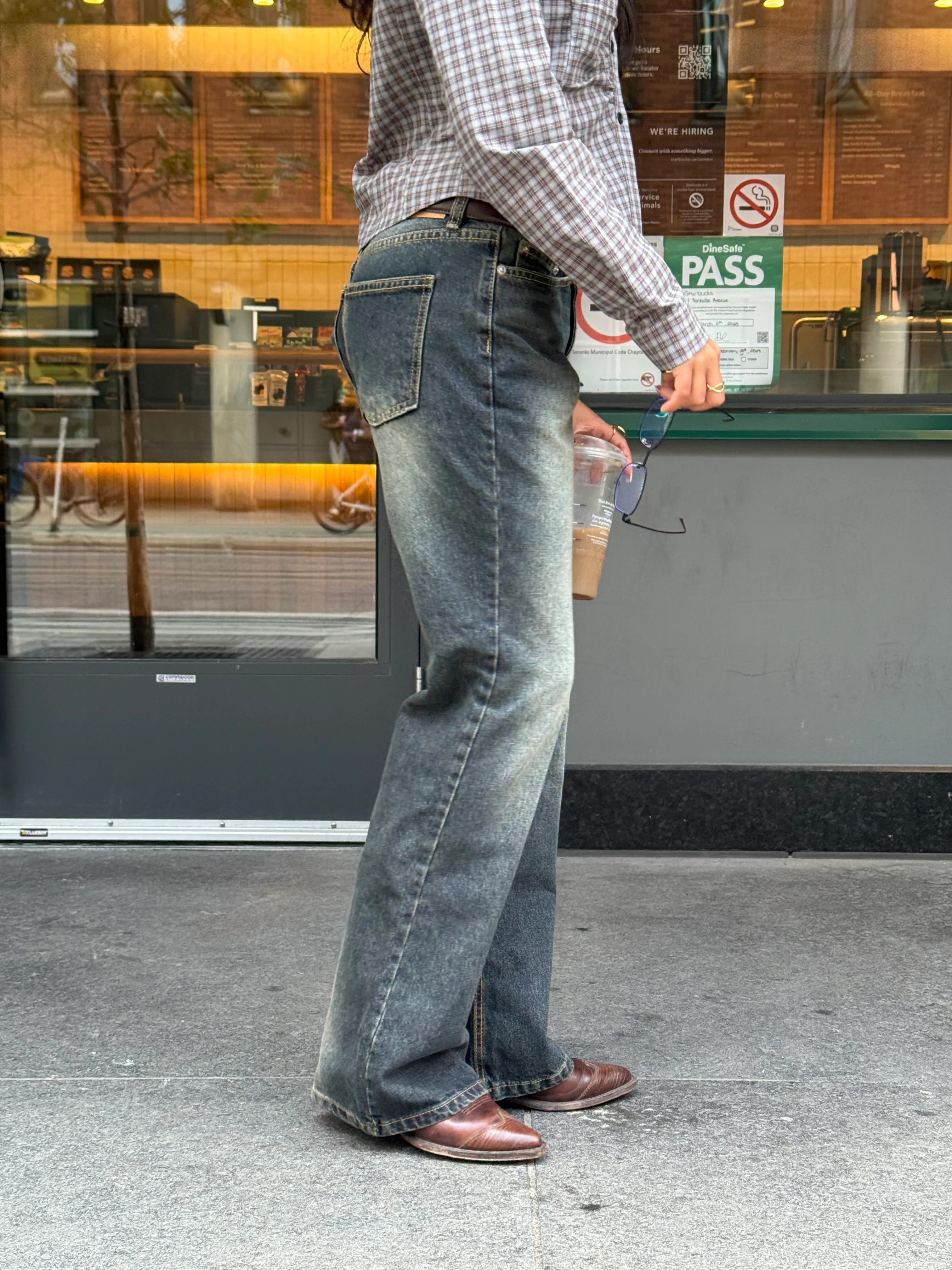 BENNE Black washed bootcut jeans - Image 8