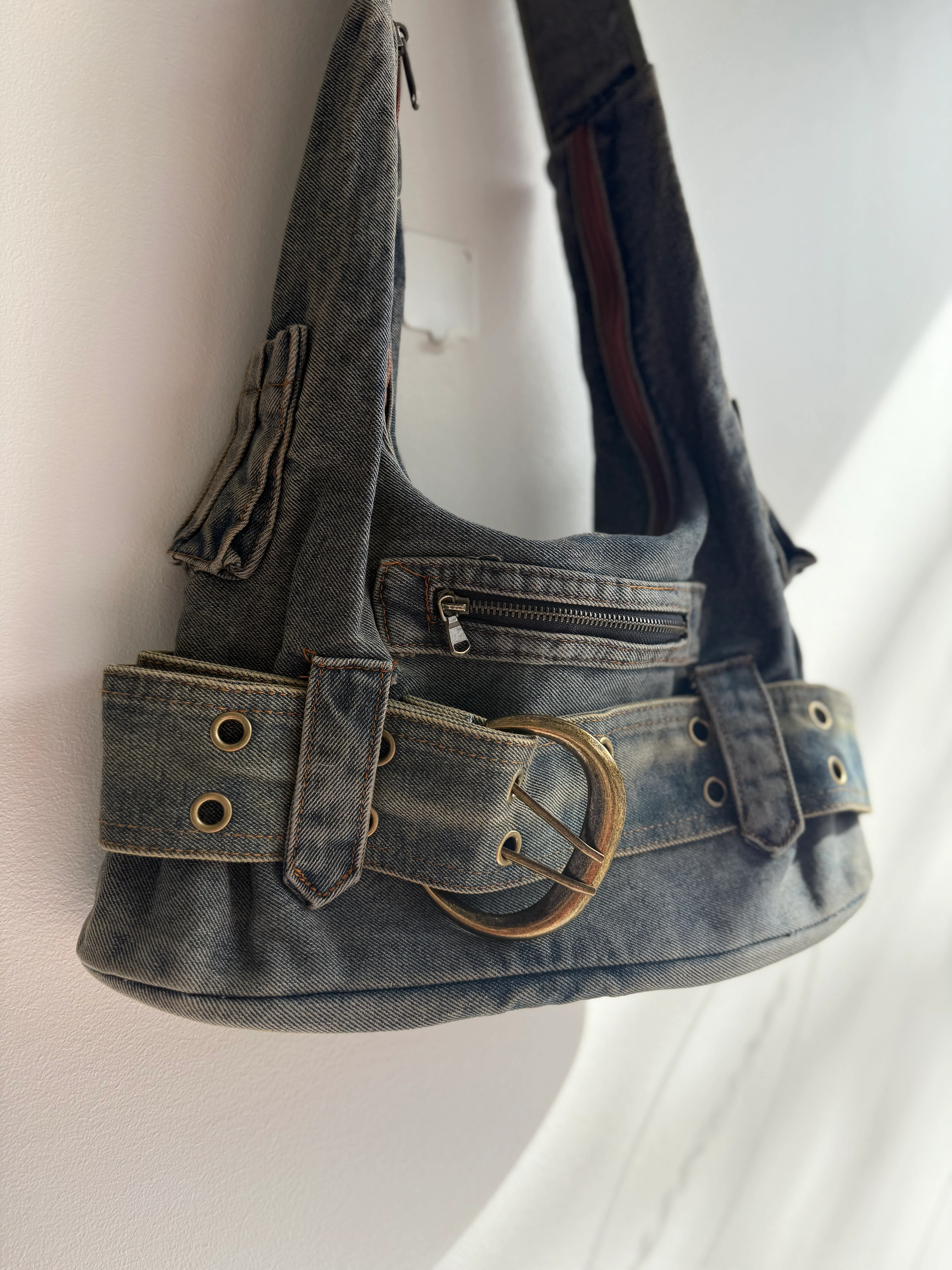 CRUZ Denim shoulder bag - Image 4
