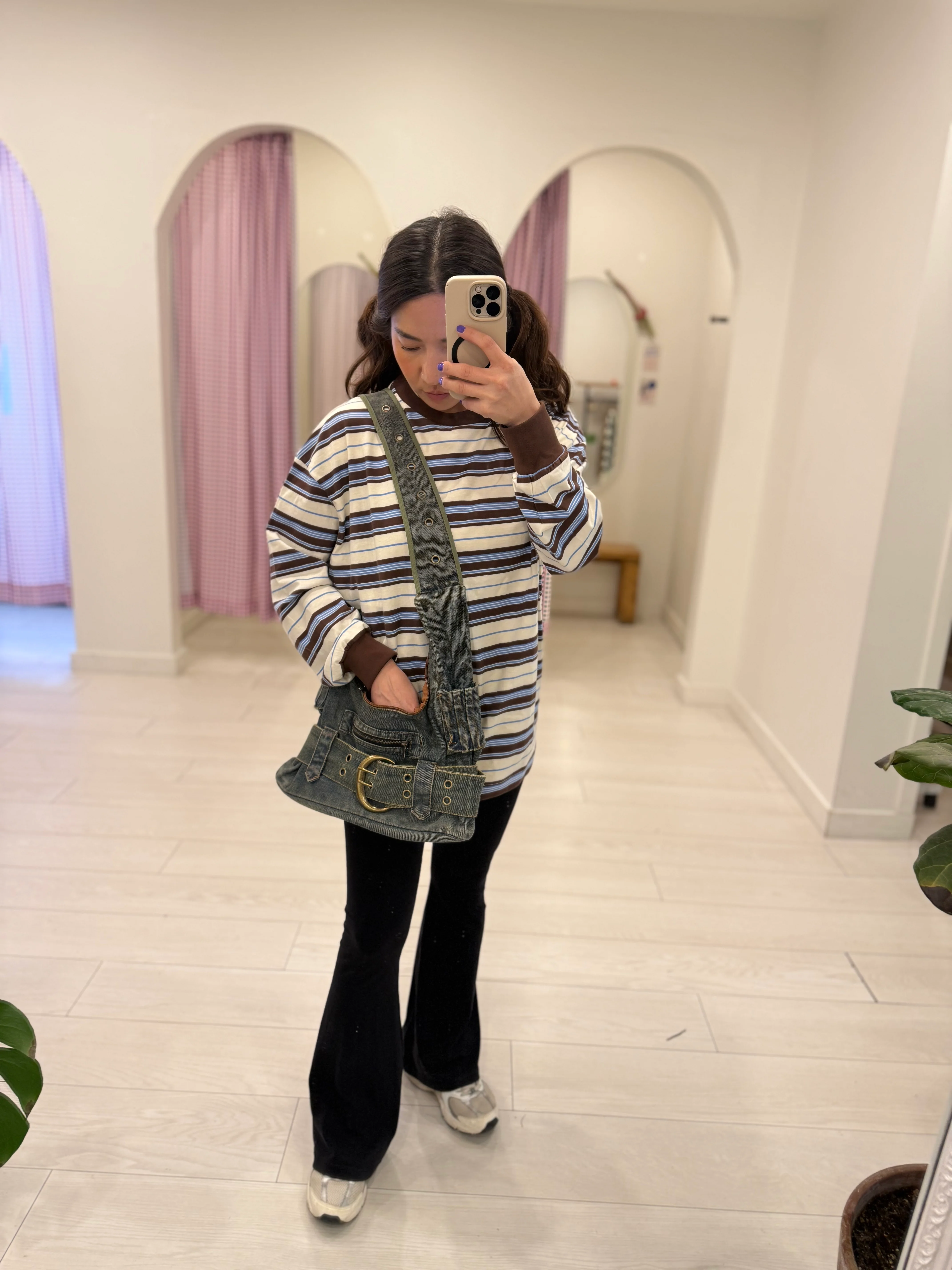 CRUZ Denim shoulder bag - Image 6
