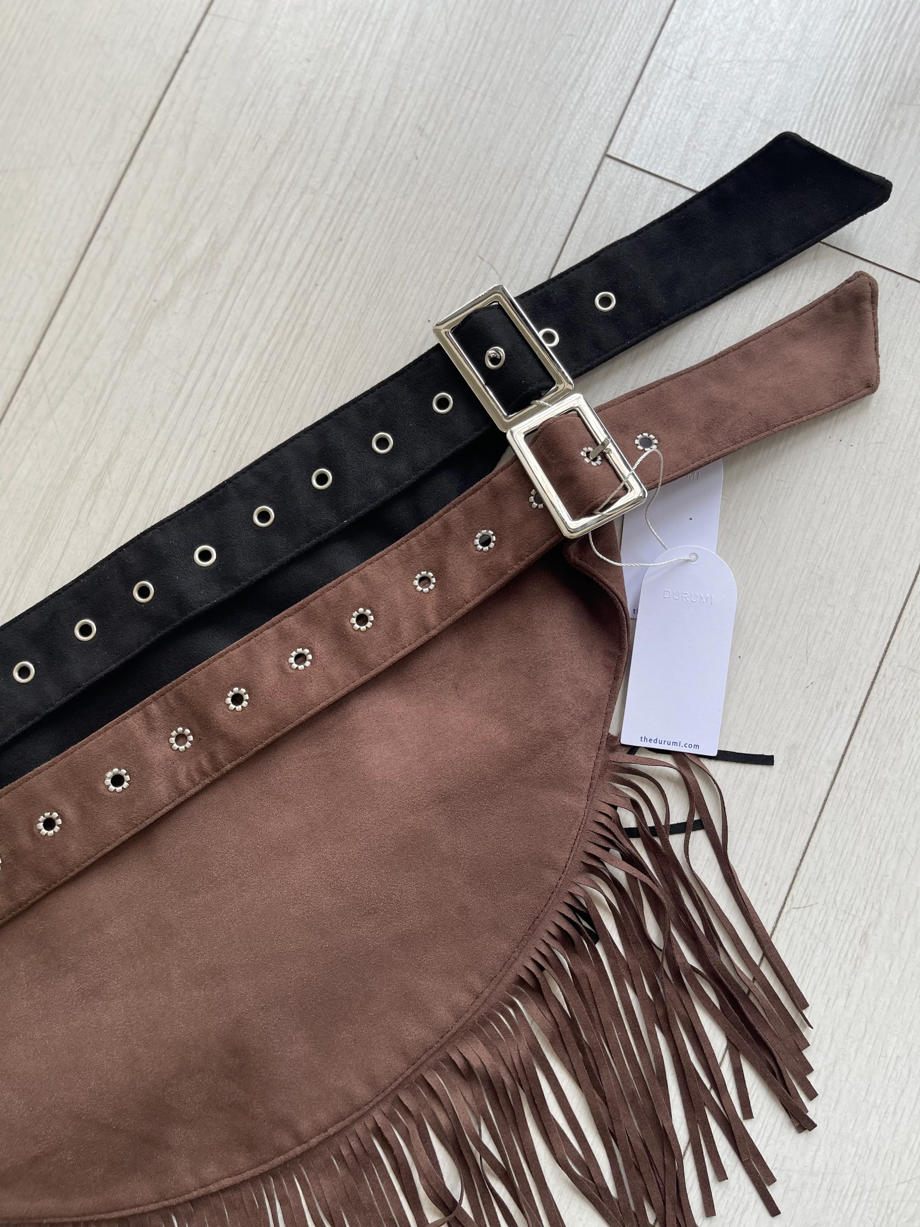 DAKOTA Fringe suede belt - Image 3