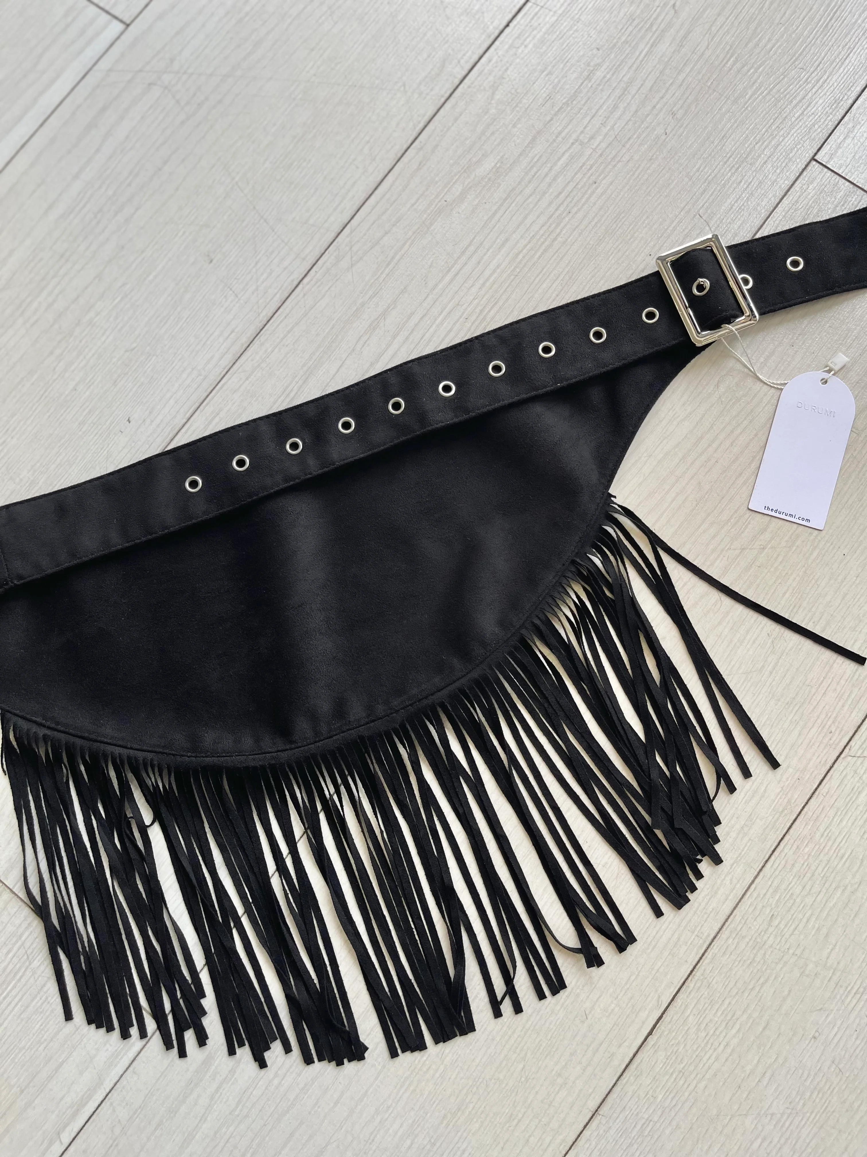 DAKOTA Fringe suede belt - Image 6