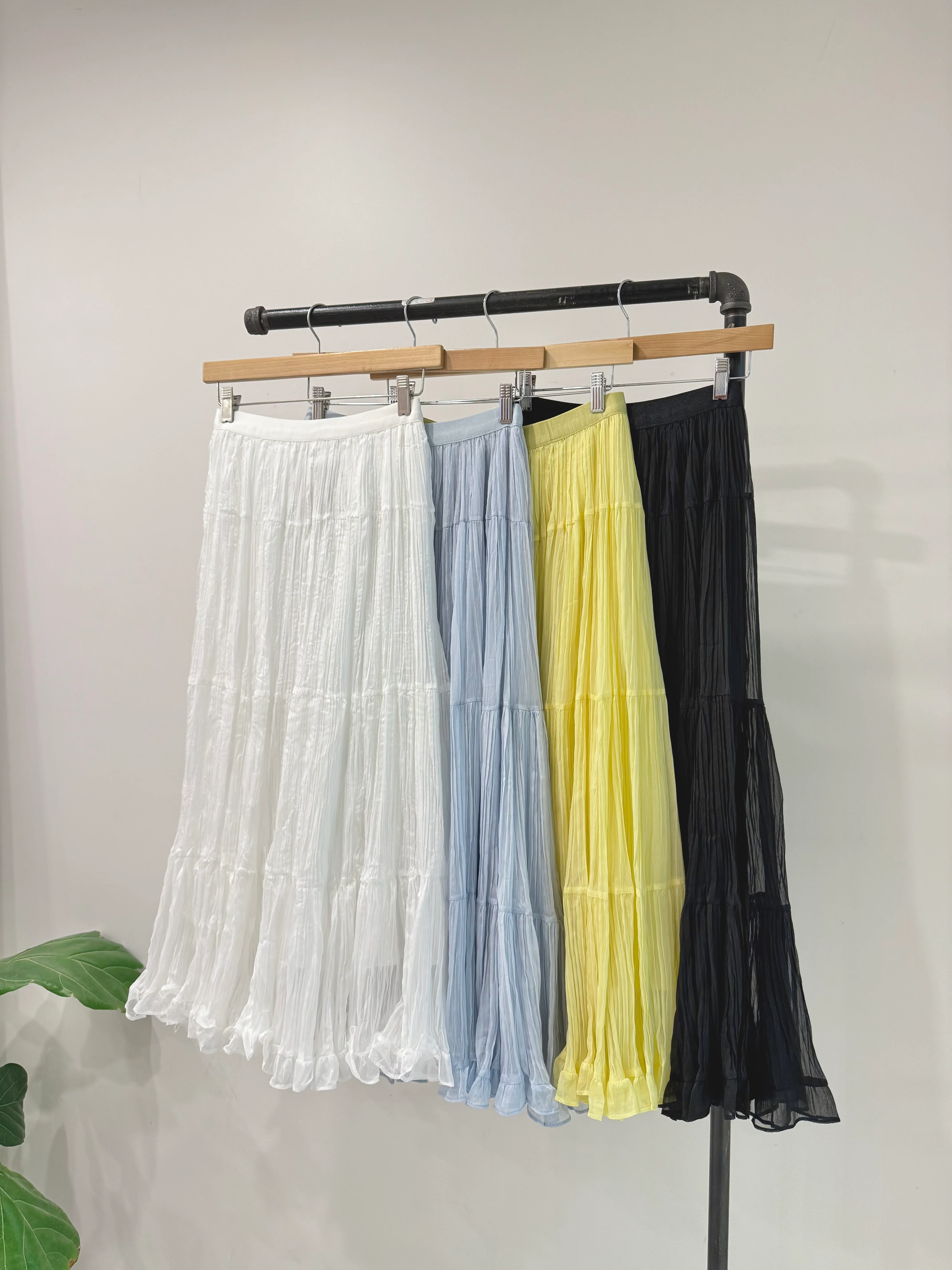 FAYE Crinkle maxi skirt - Image 14