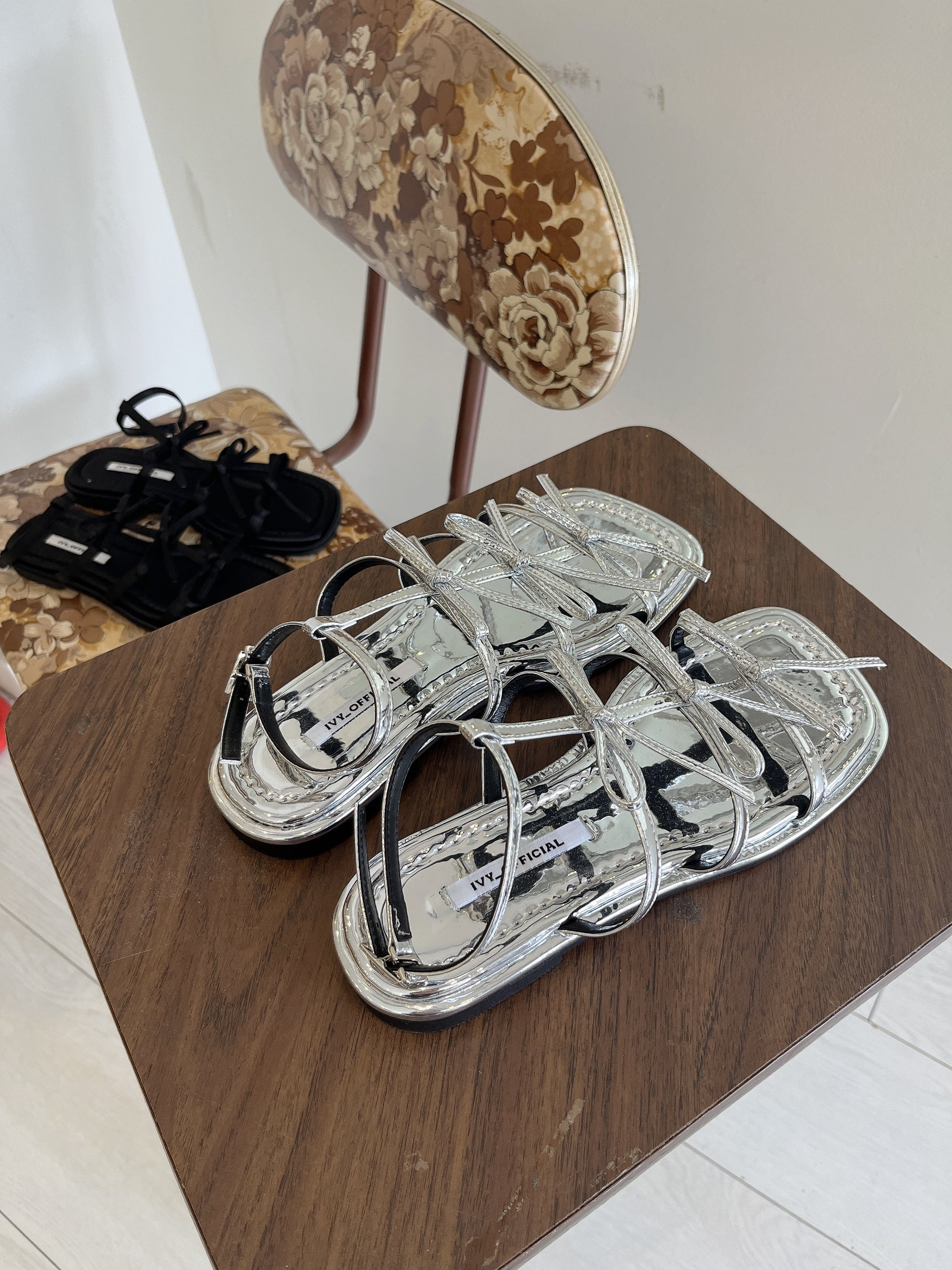 HEIDI Bow flat sandals - Image 19