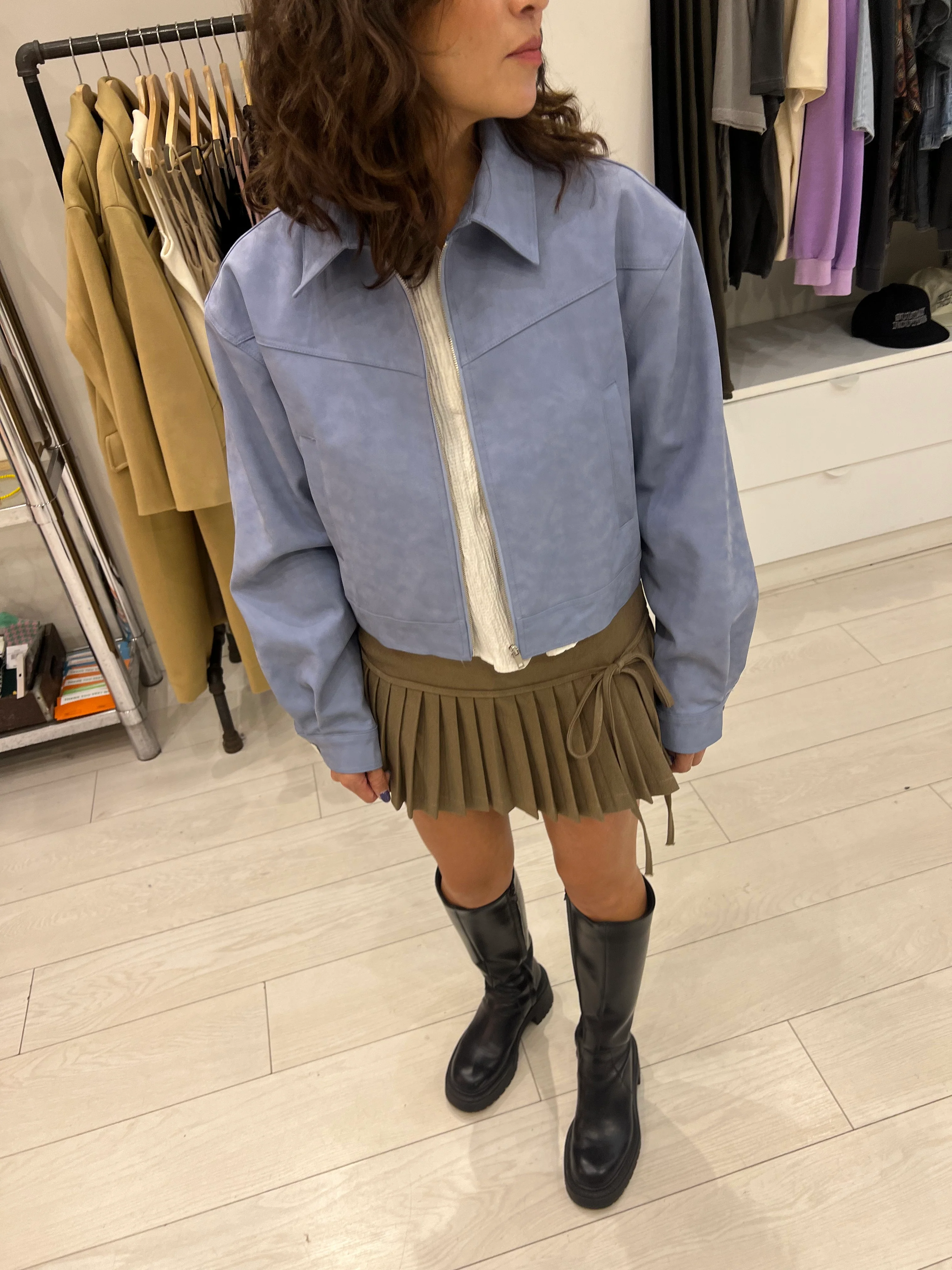 JENNA Pleated mini skirt - Image 5