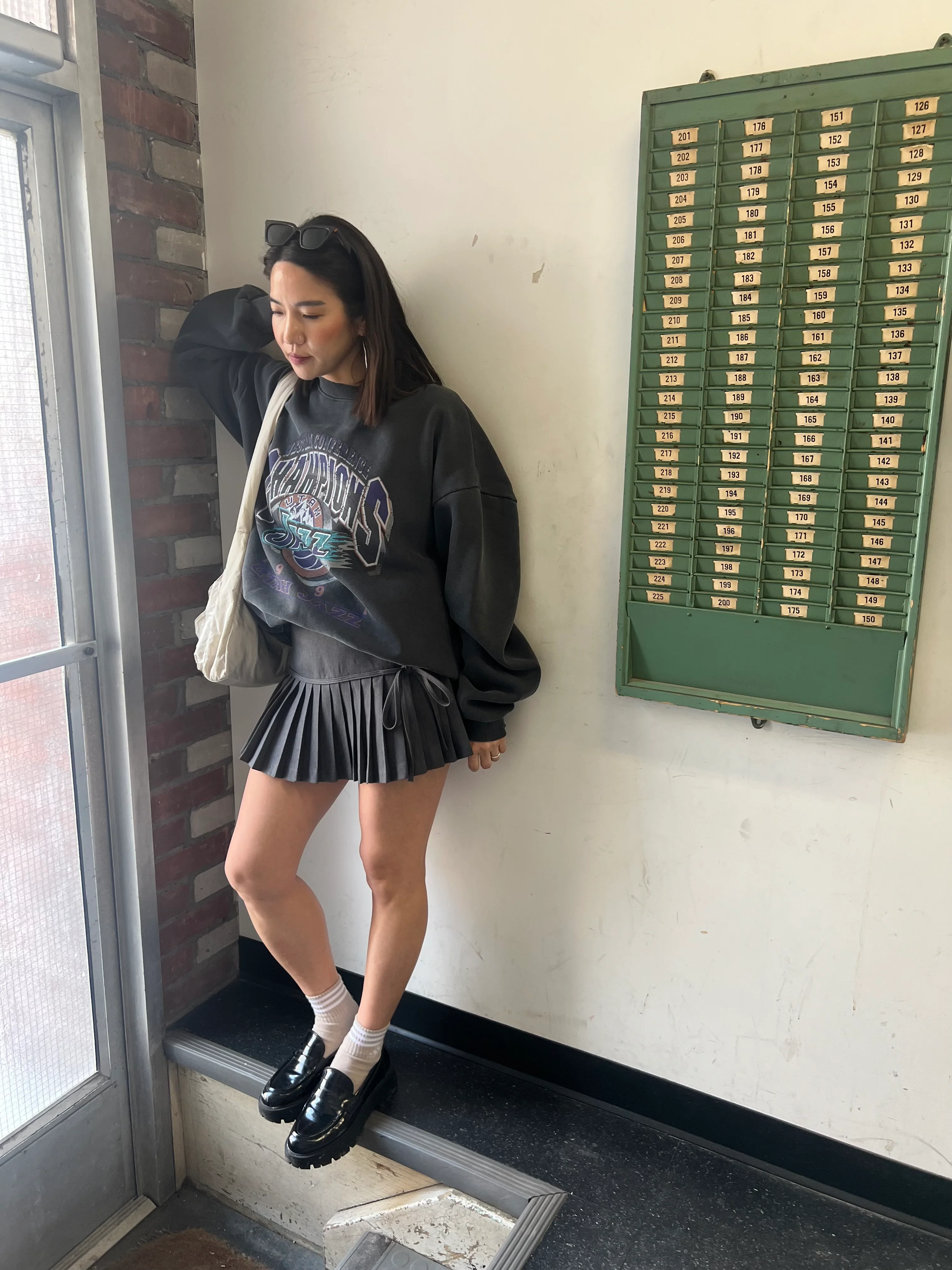 JENNA Pleated mini skirt - Image 9