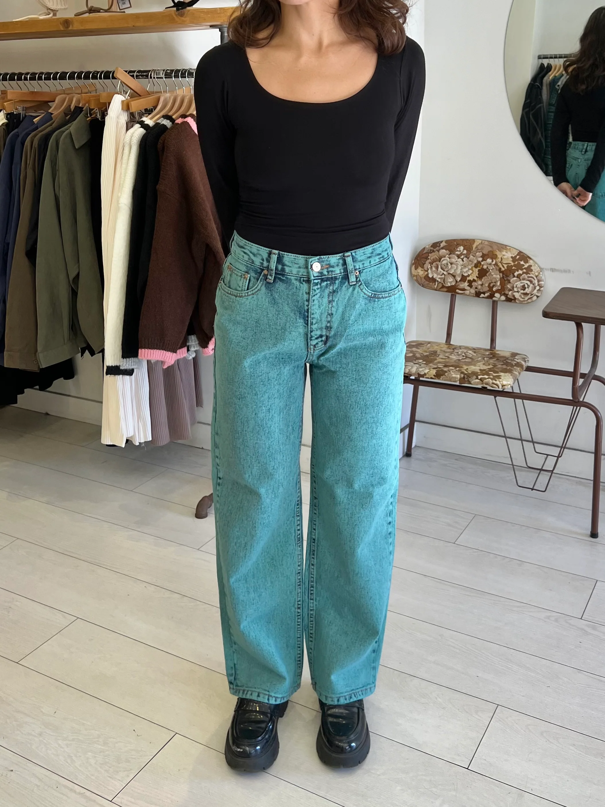 KADO Green washed jeans - Image 10
