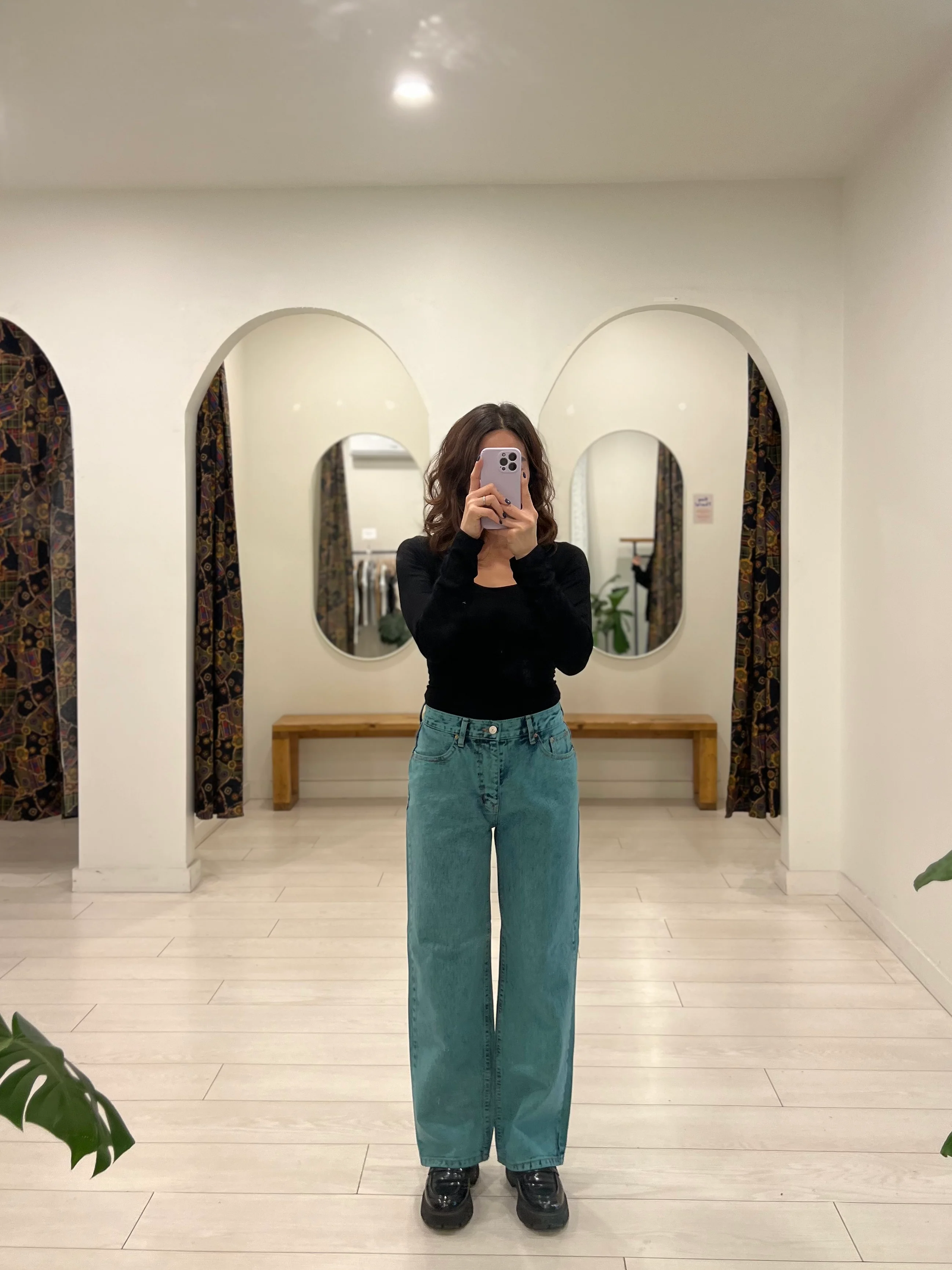 KADO Green washed jeans - Image 11