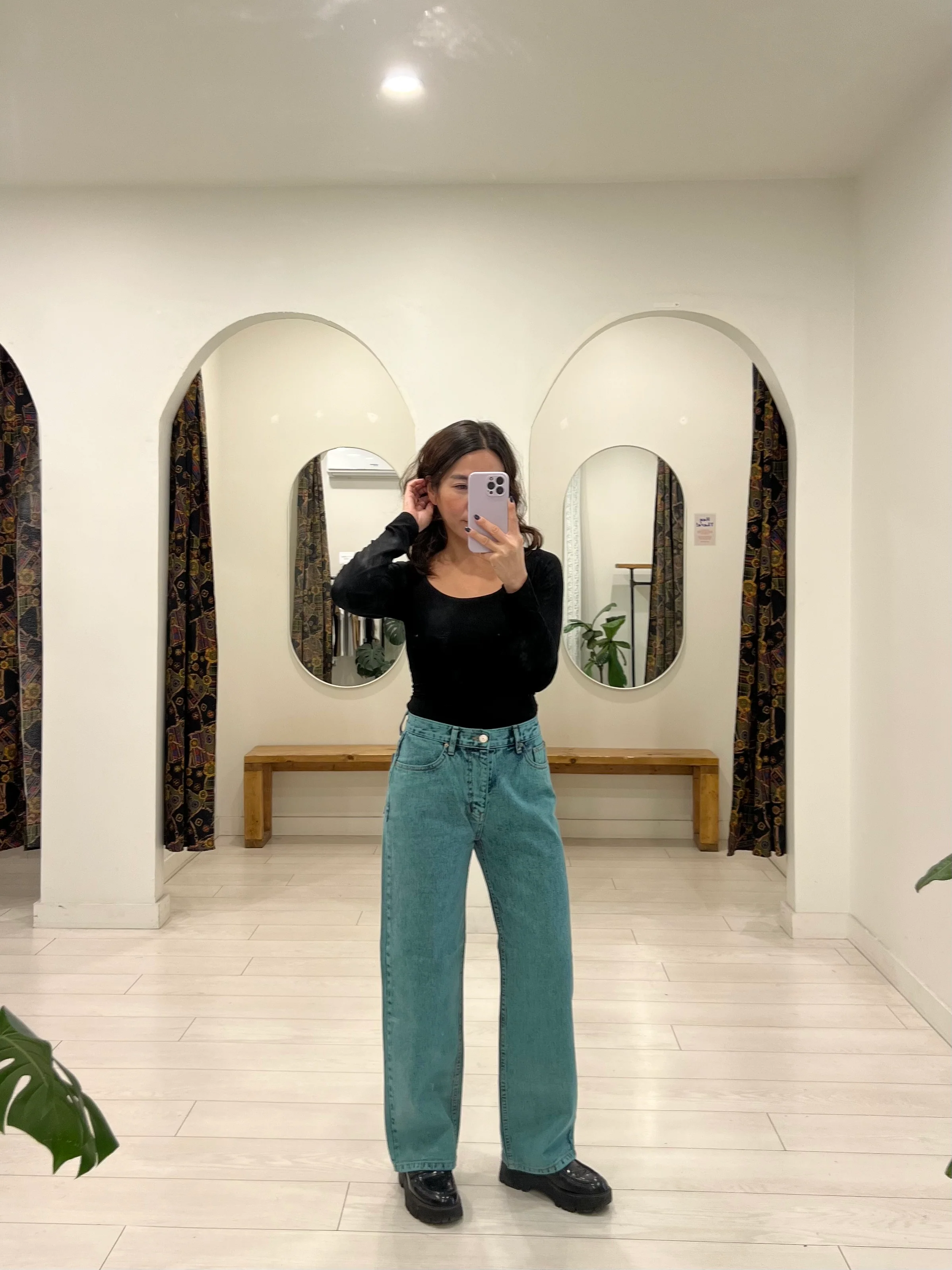 KADO Green washed jeans - Image 5
