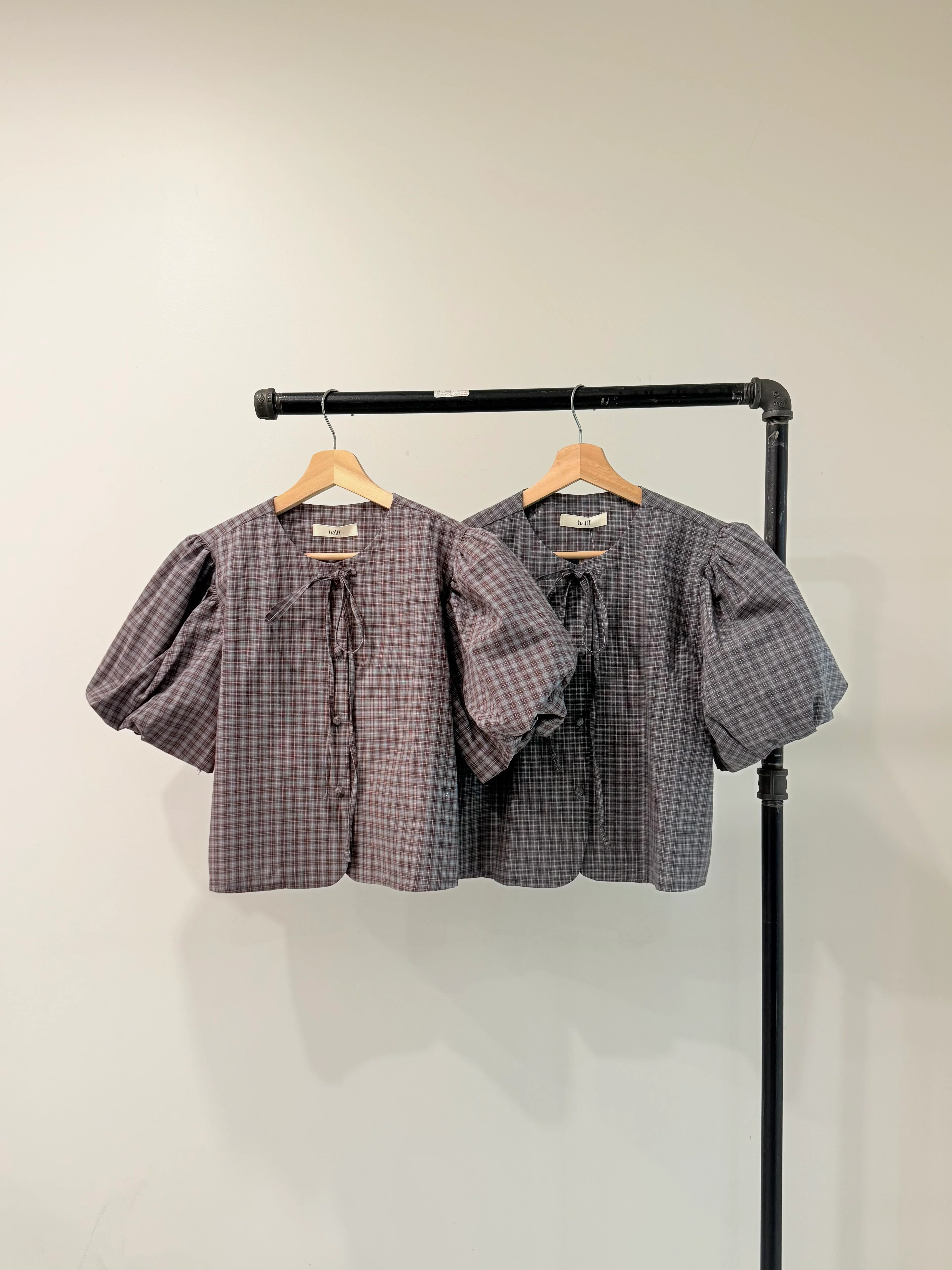 POSE Plaid tie shirt - Image 2