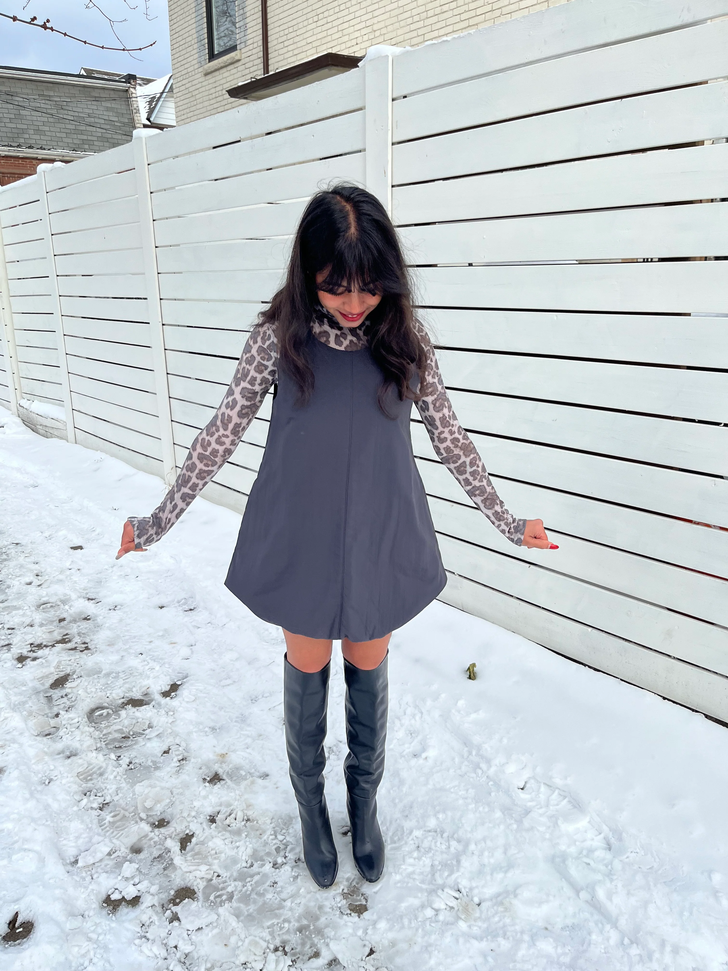 PRIME Padded balloon dress - Image 10