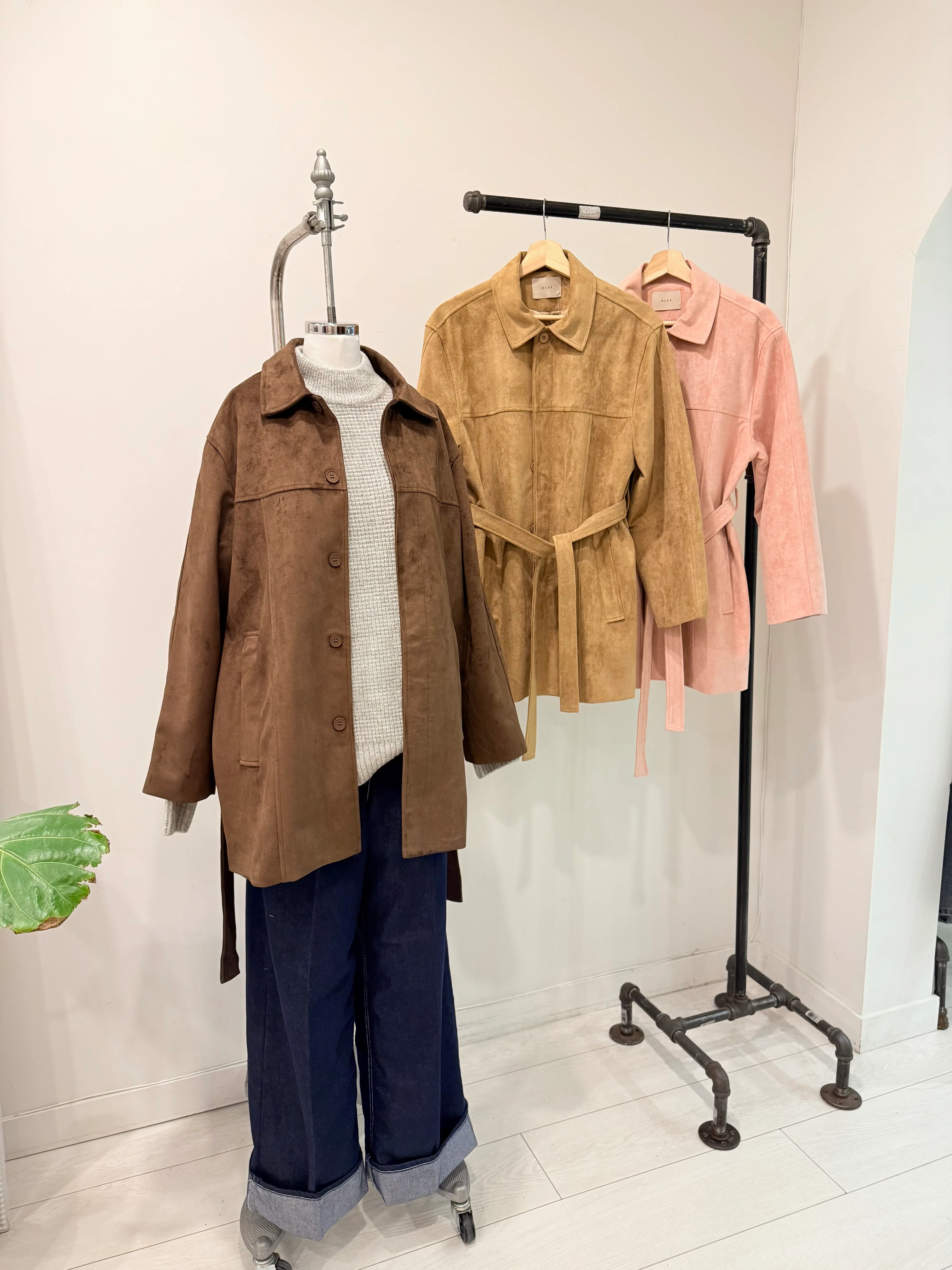 SAINT Vegan suede coat - Image 13