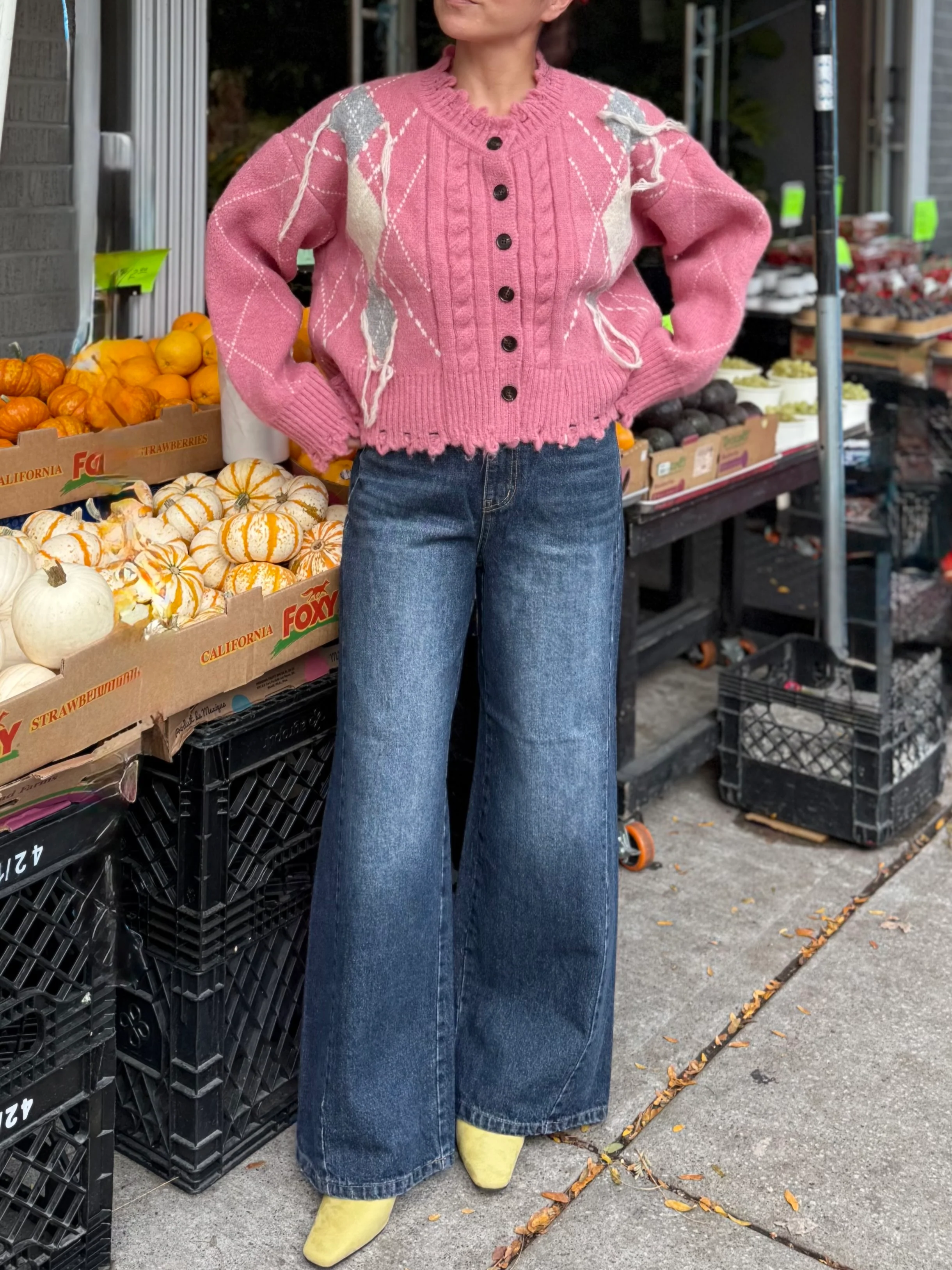 SELLE Diagonal seam jeans - Image 3