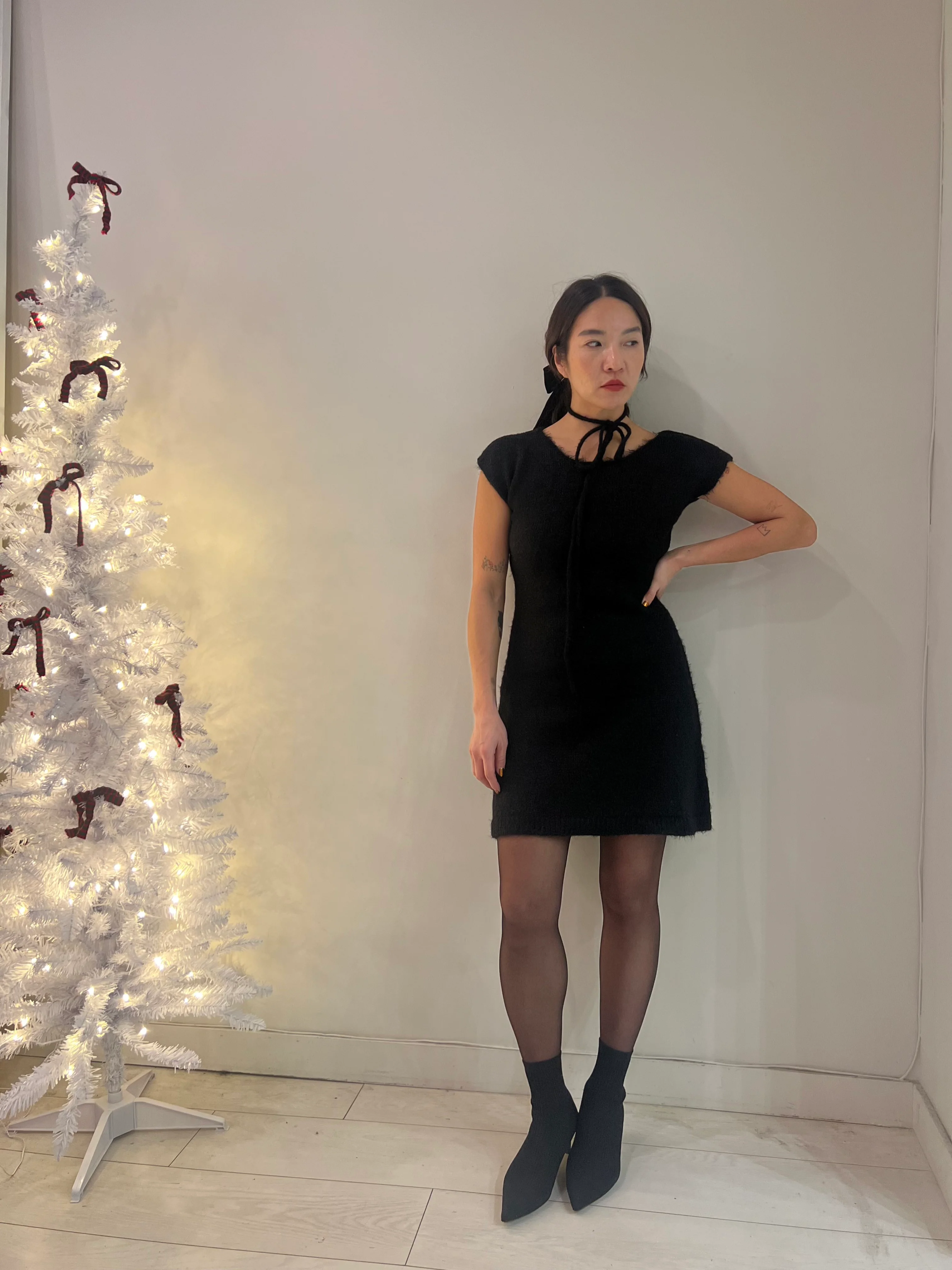 SIWIG Fuzzy mini dress - Image 8